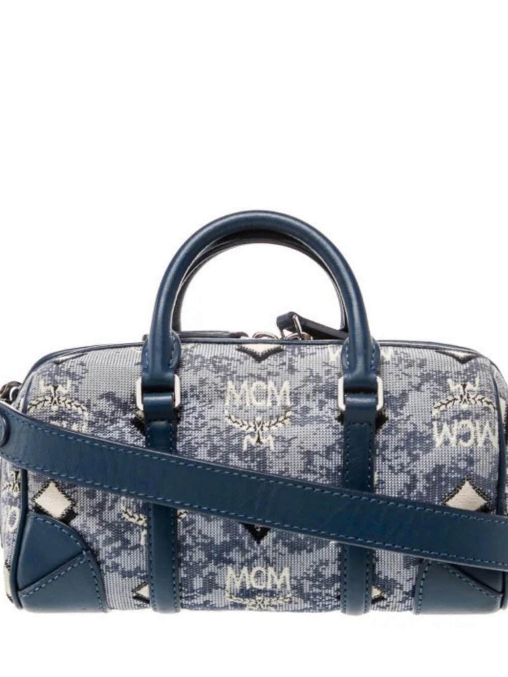 MCM Visetos Boston Bag Mini